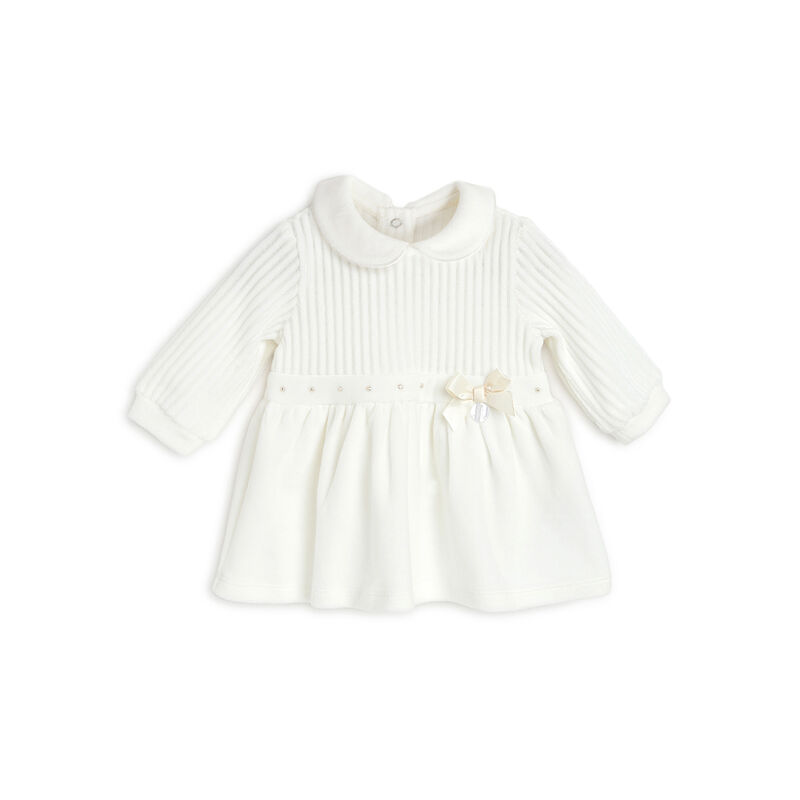 Girls Bronze Embellished Long Sleeve Dress image number null